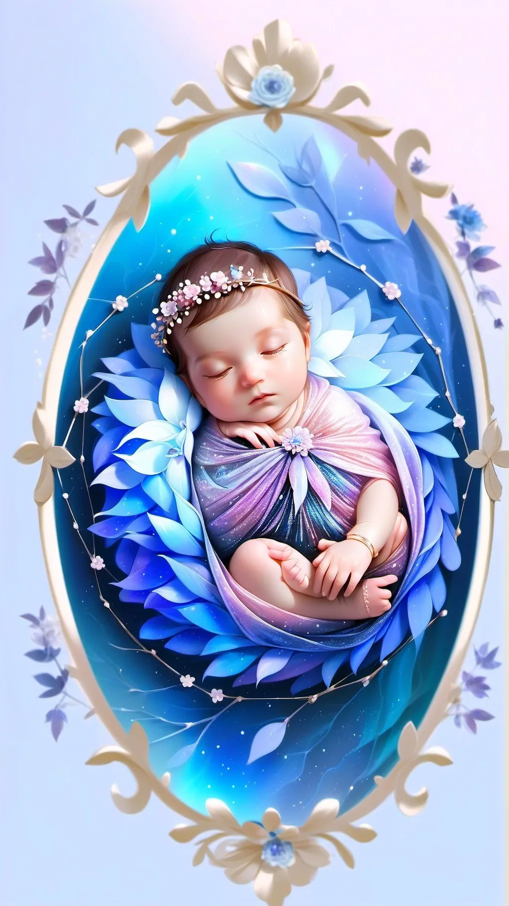 ai character: Jelly new baby background