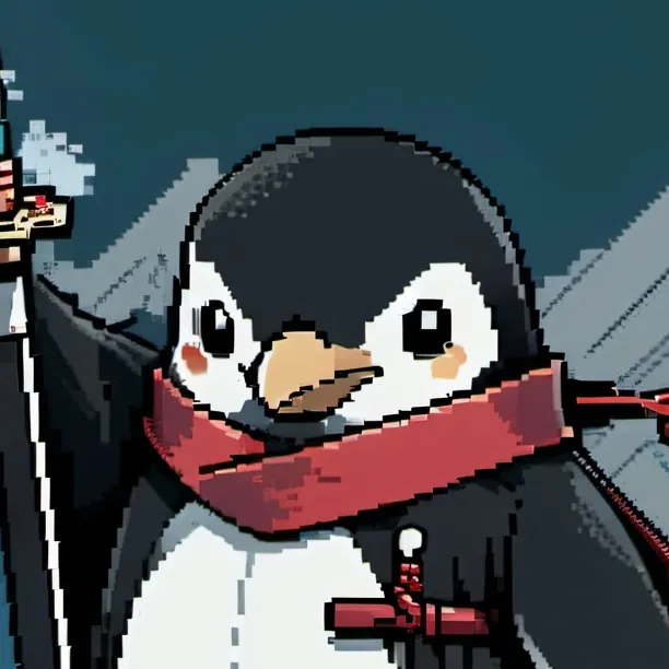 chat with ai character: penguin samurai