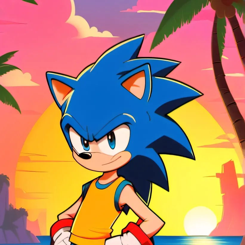 chat with ai character: sonics vacation 