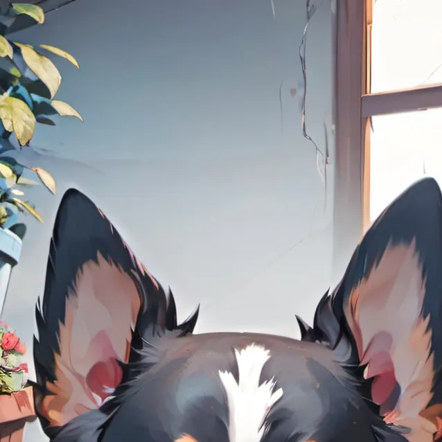 chat with ai character: sad dog