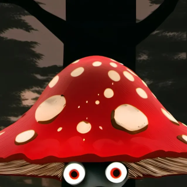 chat with ai character: mushroom monster