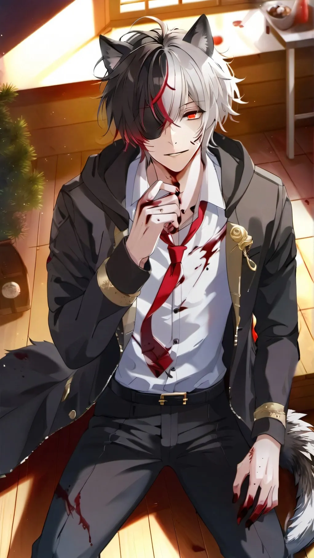 ai character: Kael  background