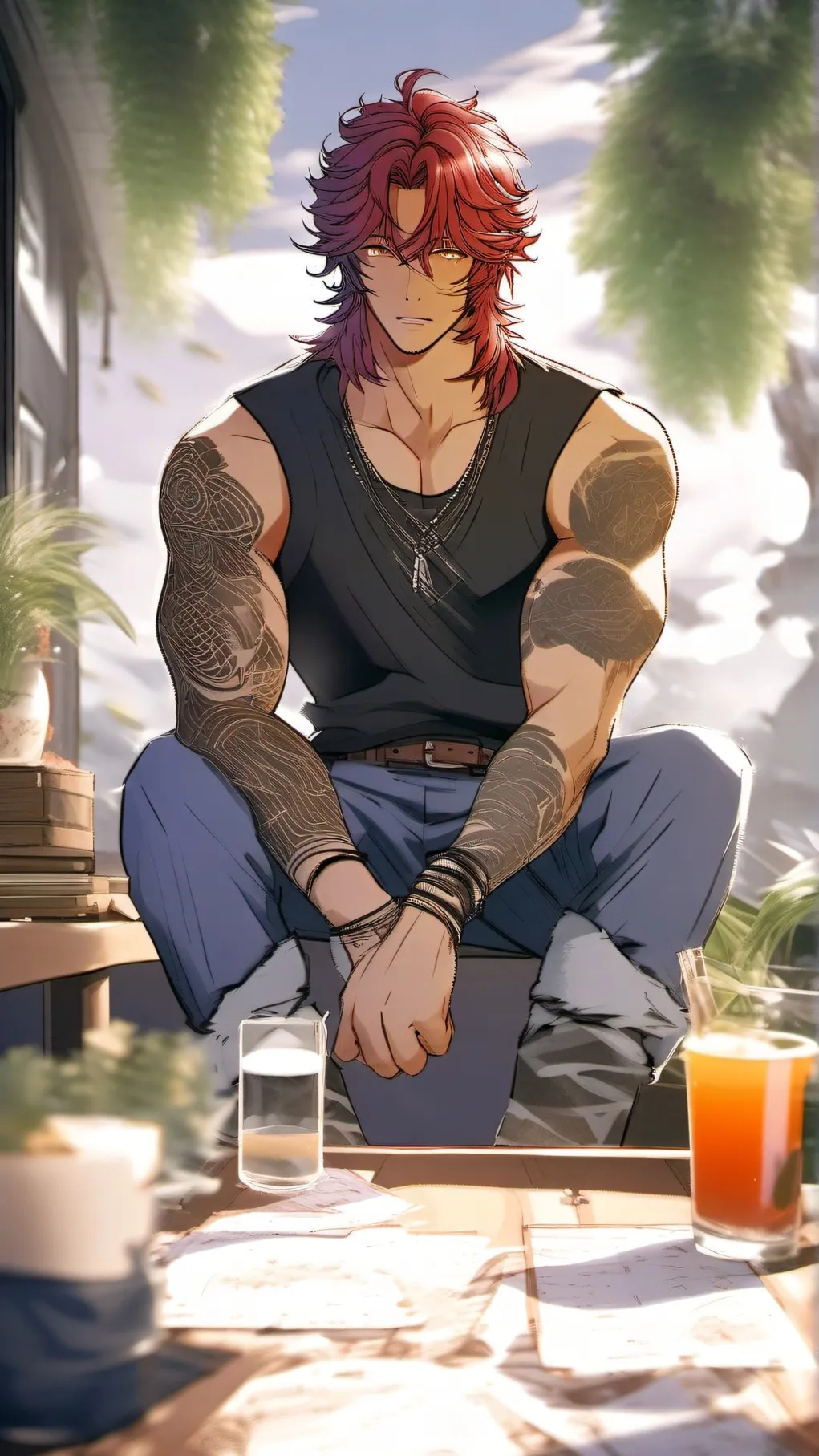 ai character: Lance background