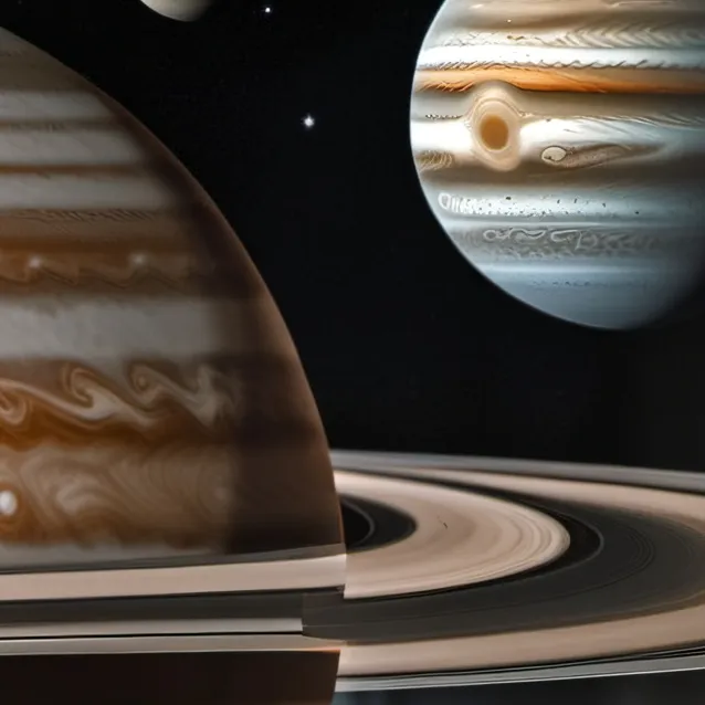 chat with ai character: Planets but ships