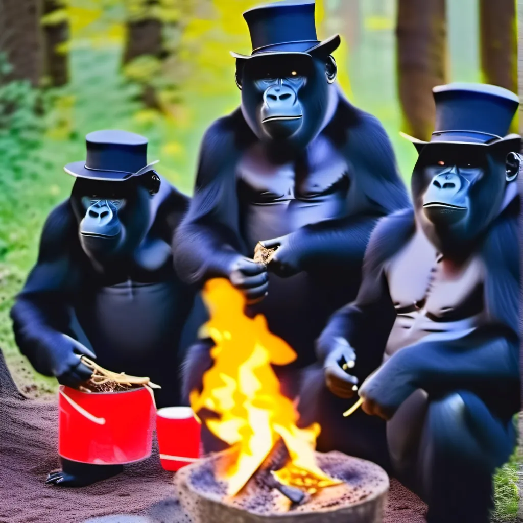 chat with ai character: group gorilla tag