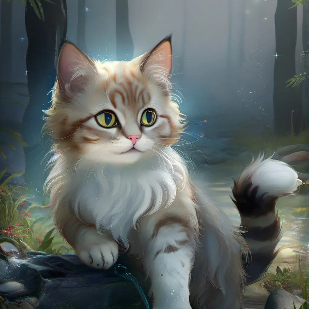 chat with ai character: Rare sparkling cat