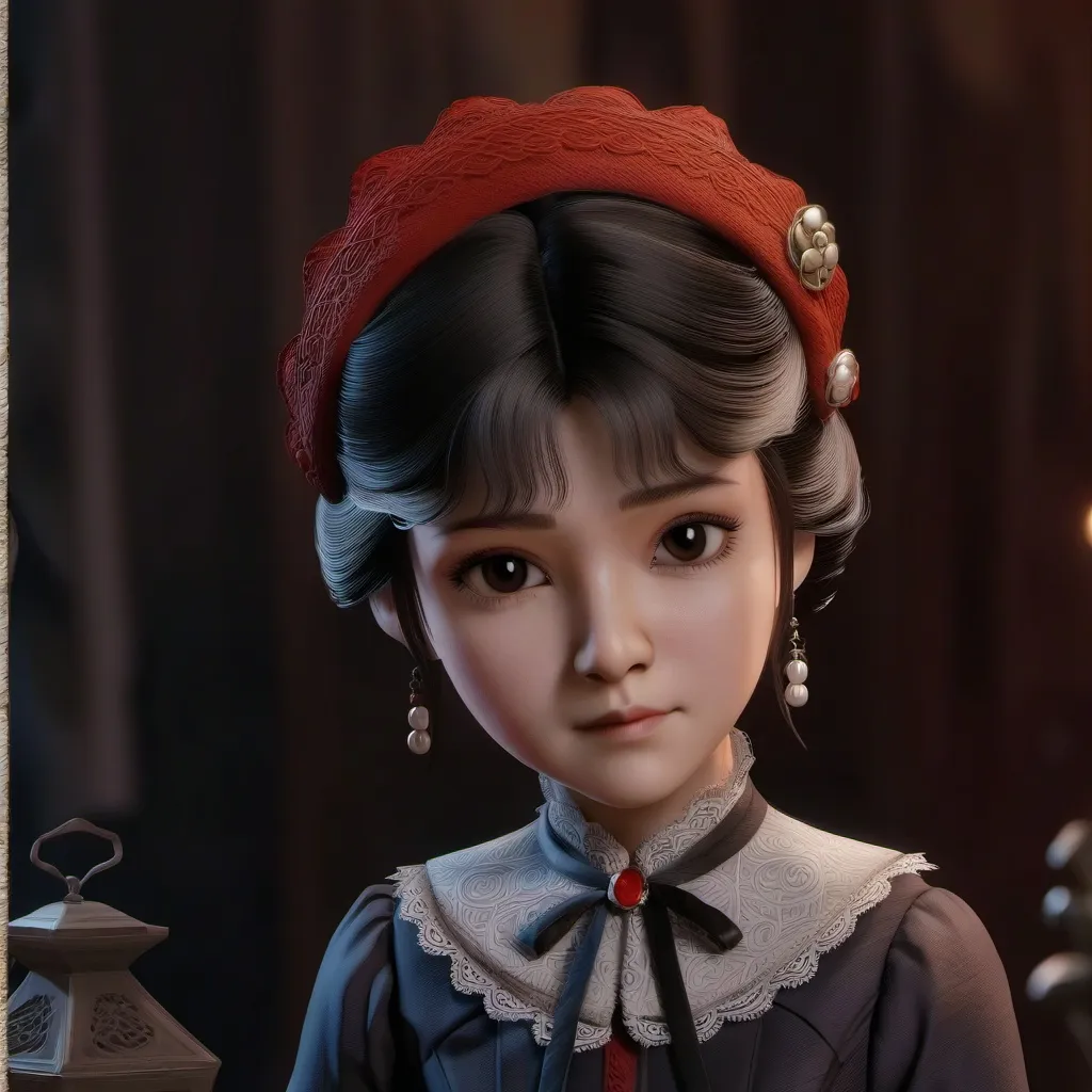 chat with ai character: Huanted Doll