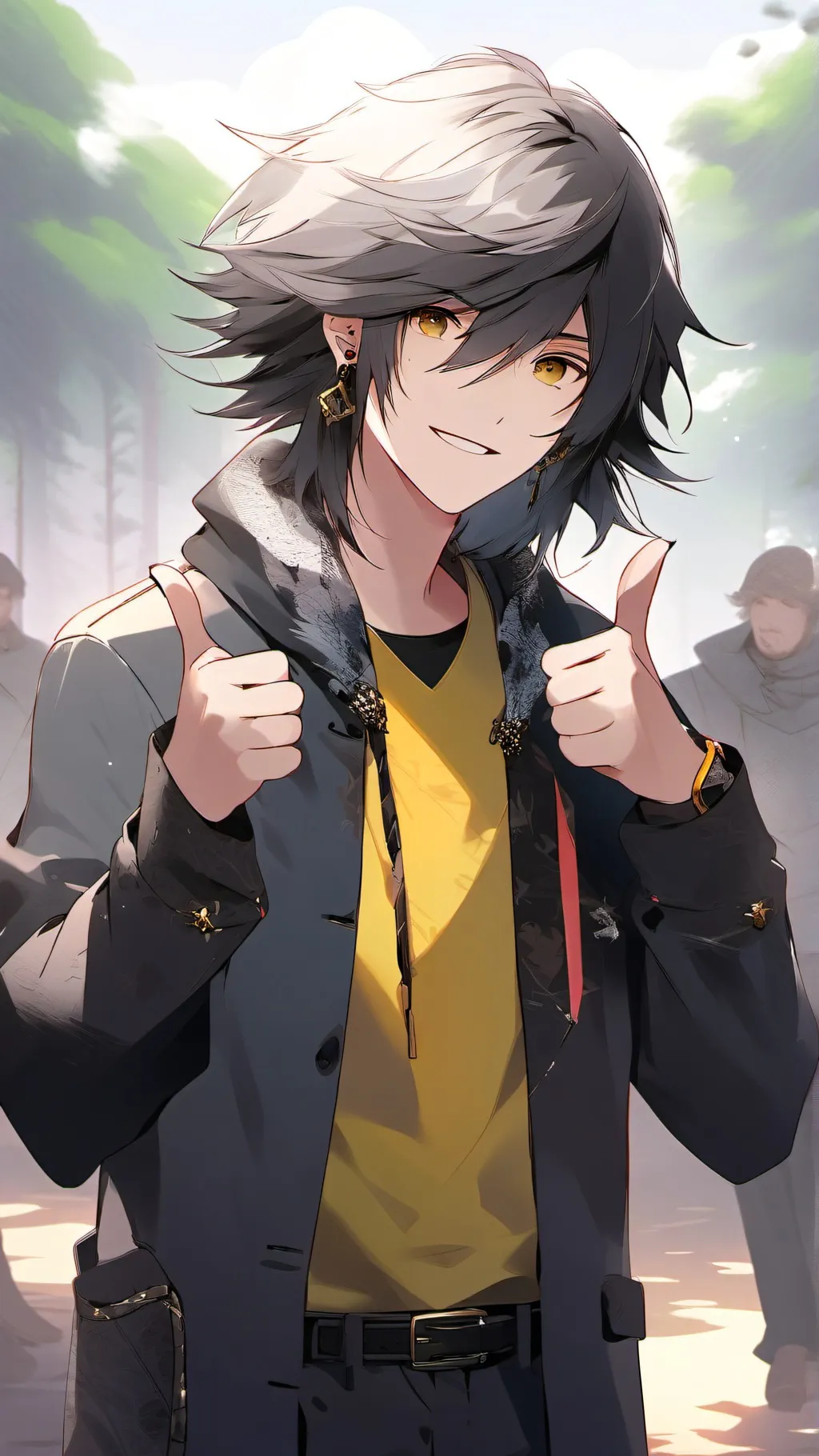 ai character: GIMMIE IDEAS!! background