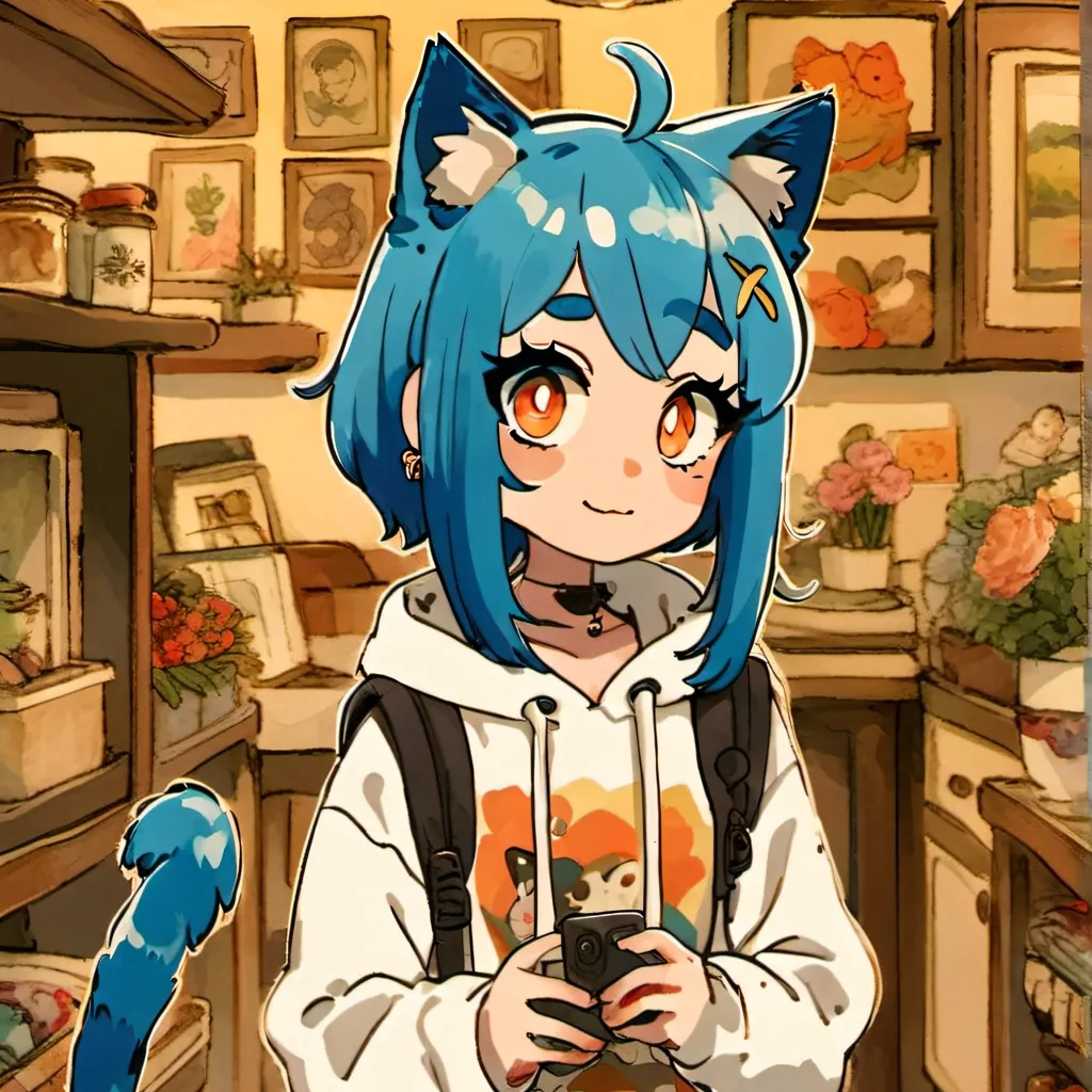 chat with ai character: my neighbor endie 