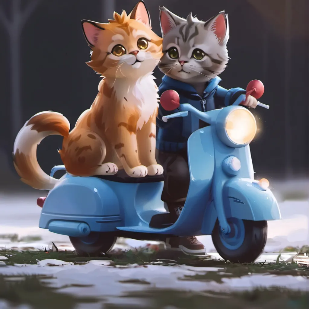 chat with ai character: ginger and milky