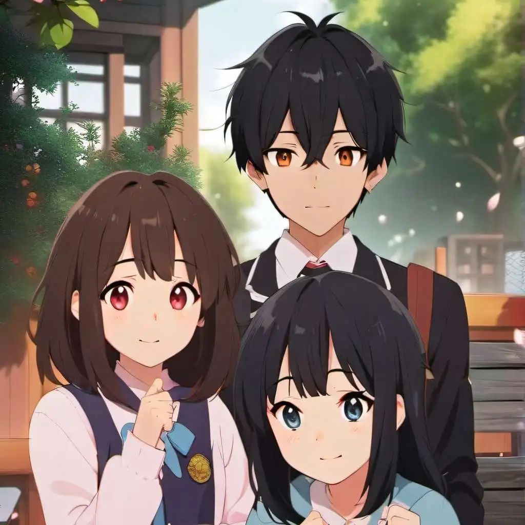 chat with ai character: Between 2 girls