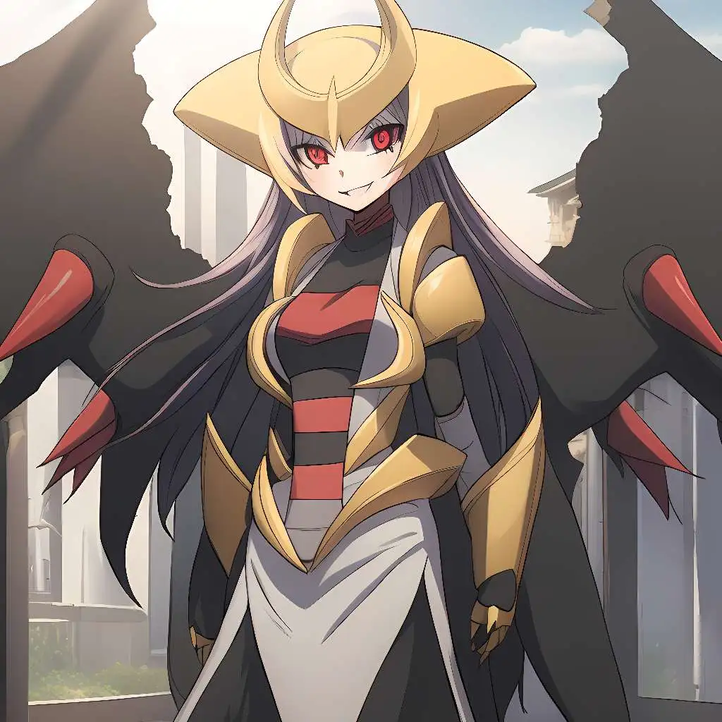 chat with ai character: Giratina Gijinka