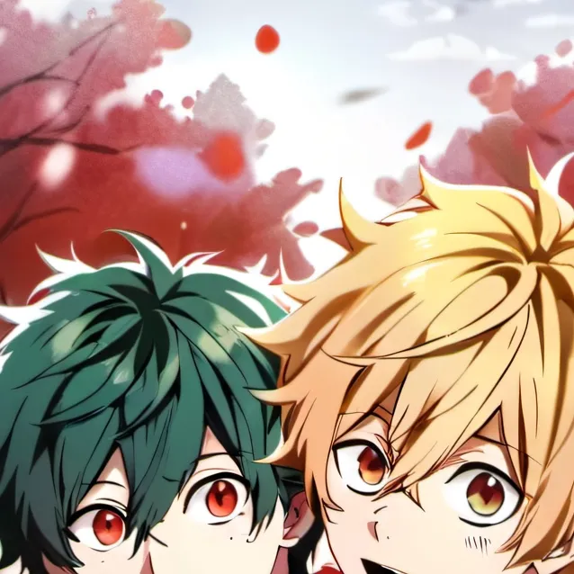 chat with ai character: deku & bakugo