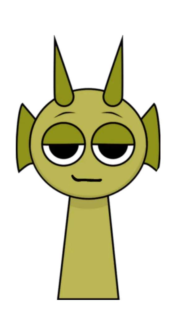 ai character: Durple mustard background