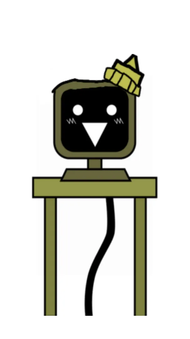 ai character: Mr fun computer 💛 background