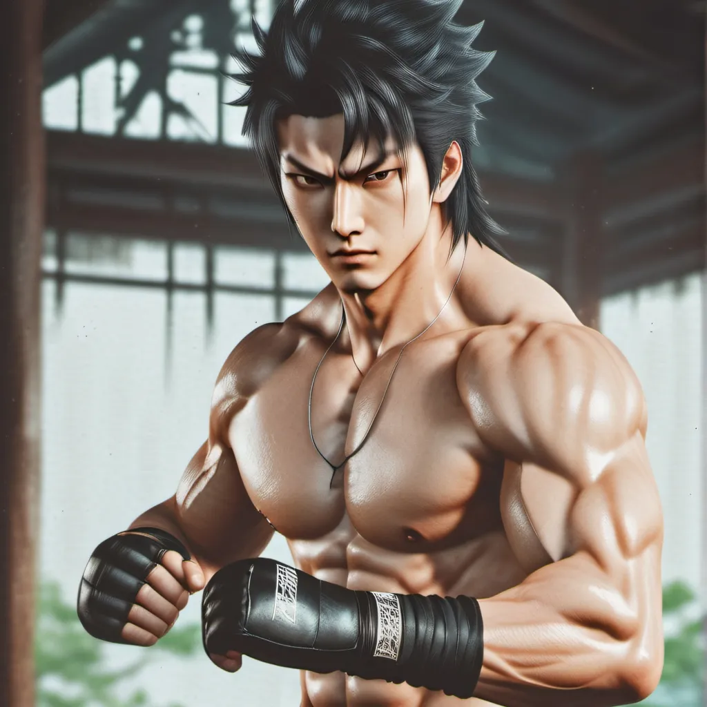 chat with ai character: Jin kazama