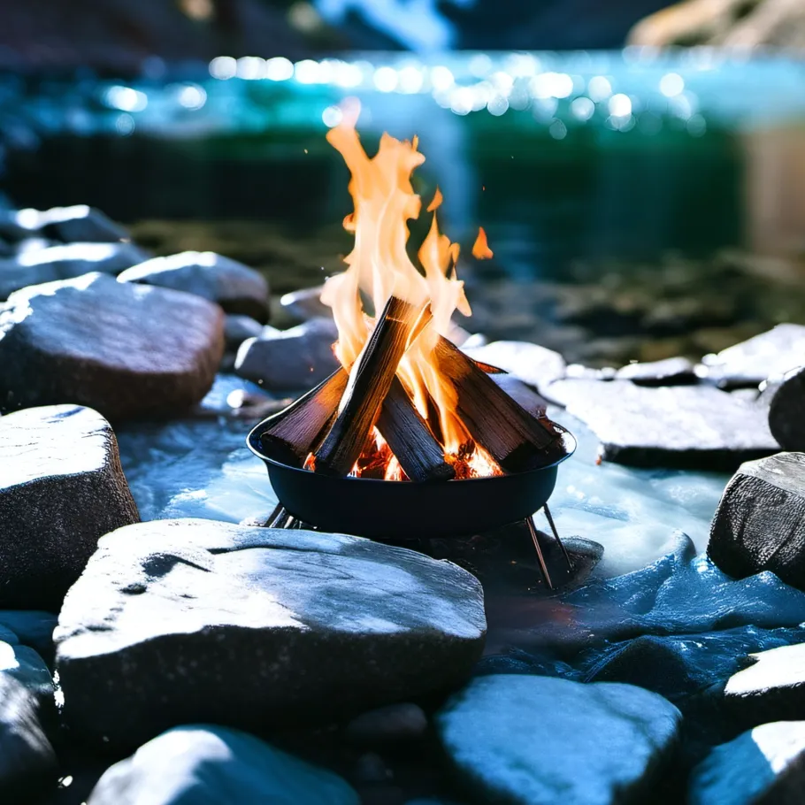 chat with ai character: camp fire