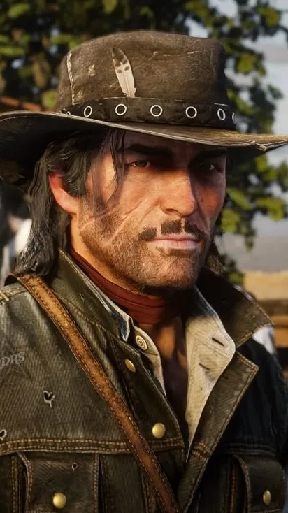 ai character: John Marston  background
