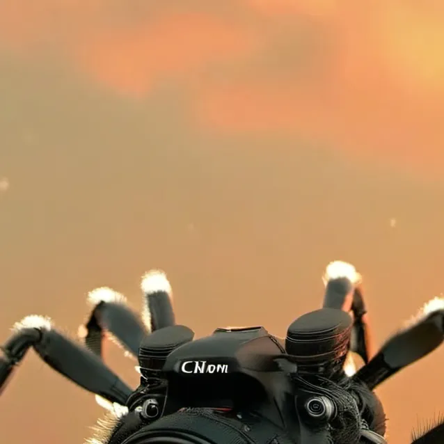 chat with ai character: camera spider