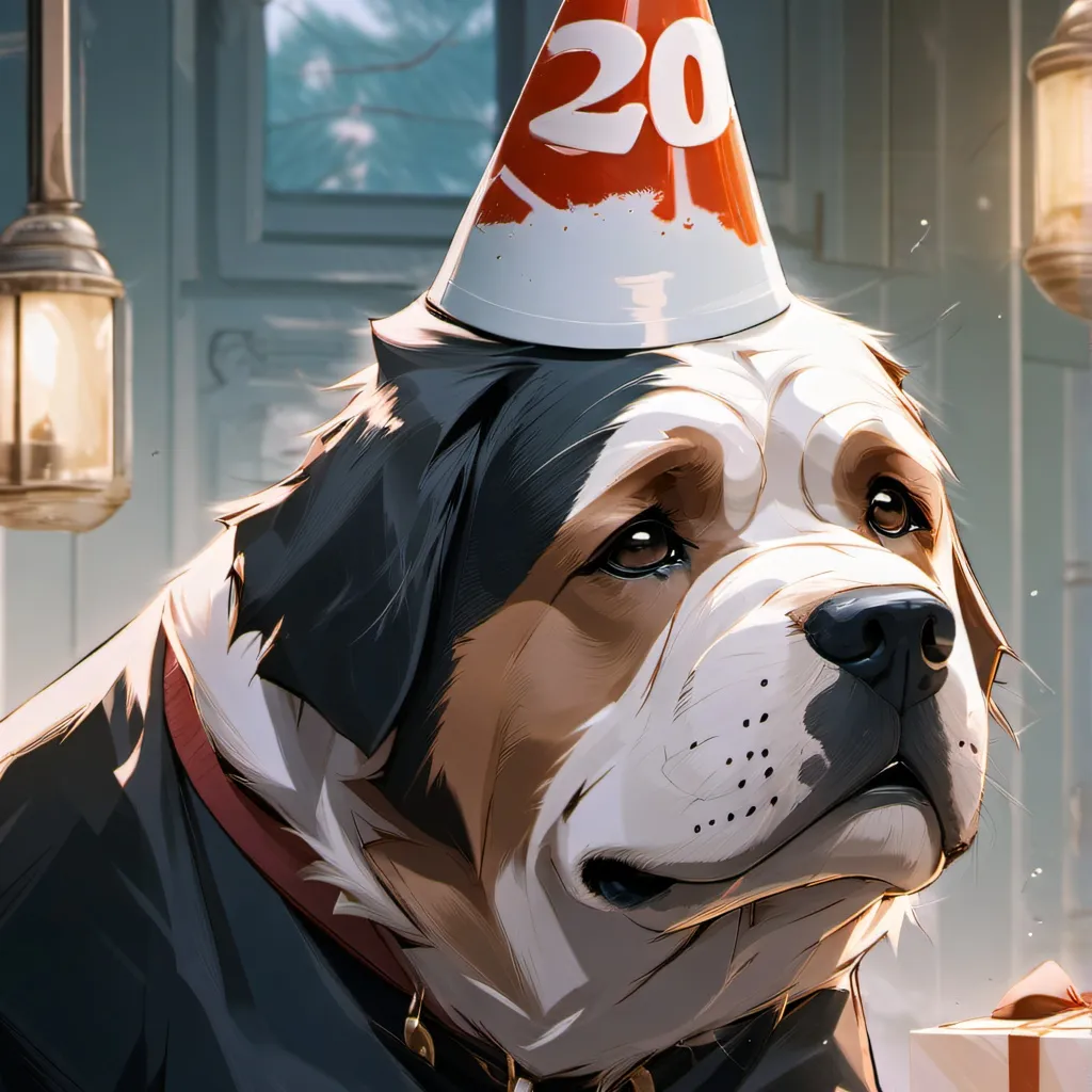 chat with ai character: birthday doggy