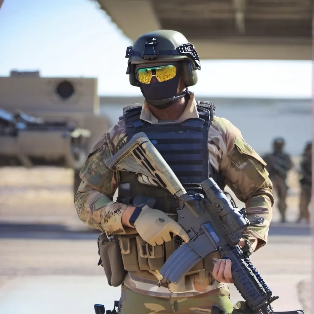 chat with ai character: Army