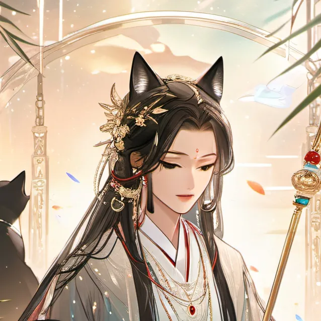 chat with ai character: Feline goddess