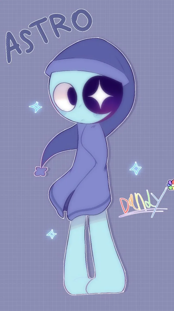 ai character: astro💤🌘⭐ background