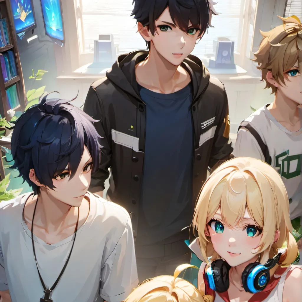 chat with ai character: Gamer Friends 