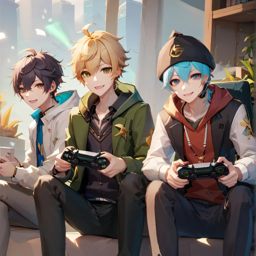 chat with ai character: Your Gamer Friends