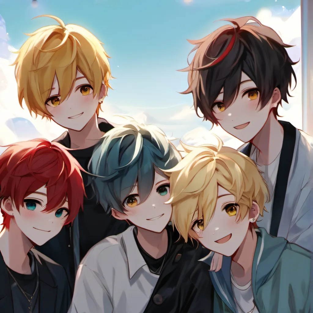 chat with ai character: 5 Roomates