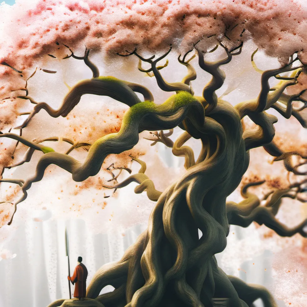 chat with ai character: cherryblossom tree