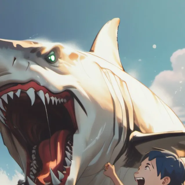 chat with ai character: Great White Shark