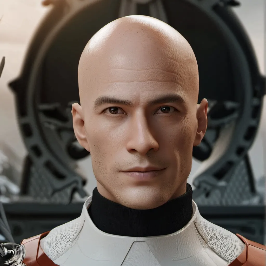 chat with ai character: bald guy