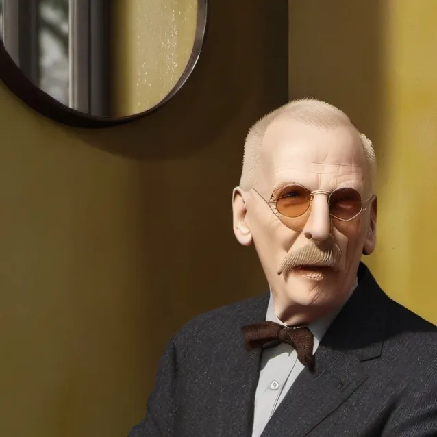 chat with ai character: Man in a toilet