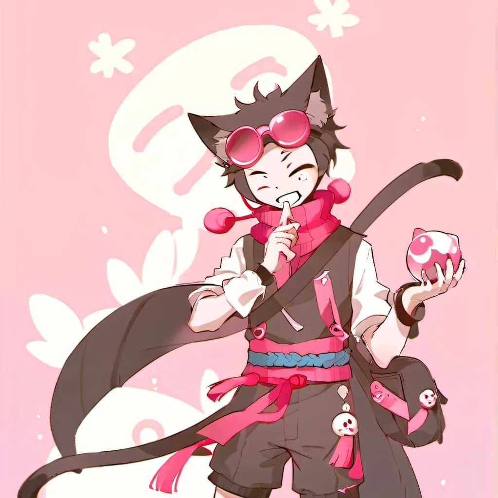 chat with ai character: cat boi~