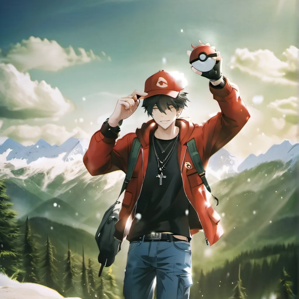 chat with ai character: Red pokemontrainer