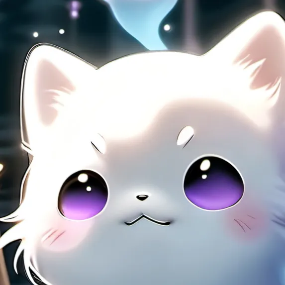 chat with ai character: Ghost kitty