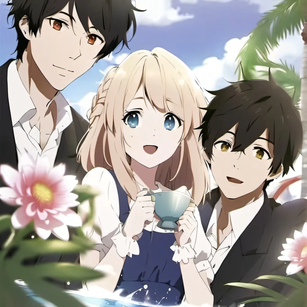 chat with ai character: friend group