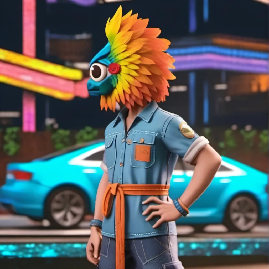 chat with ai character: hei hei