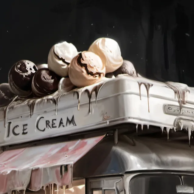 chat with ai character: ice cream van