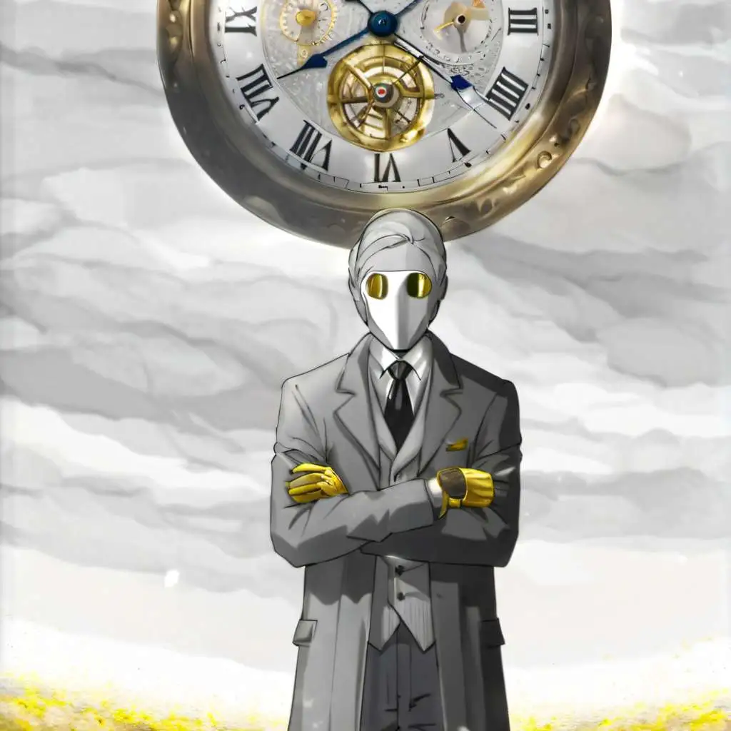 chat with ai character: clockman
