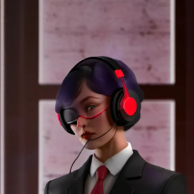 chat with ai character: speaker woman