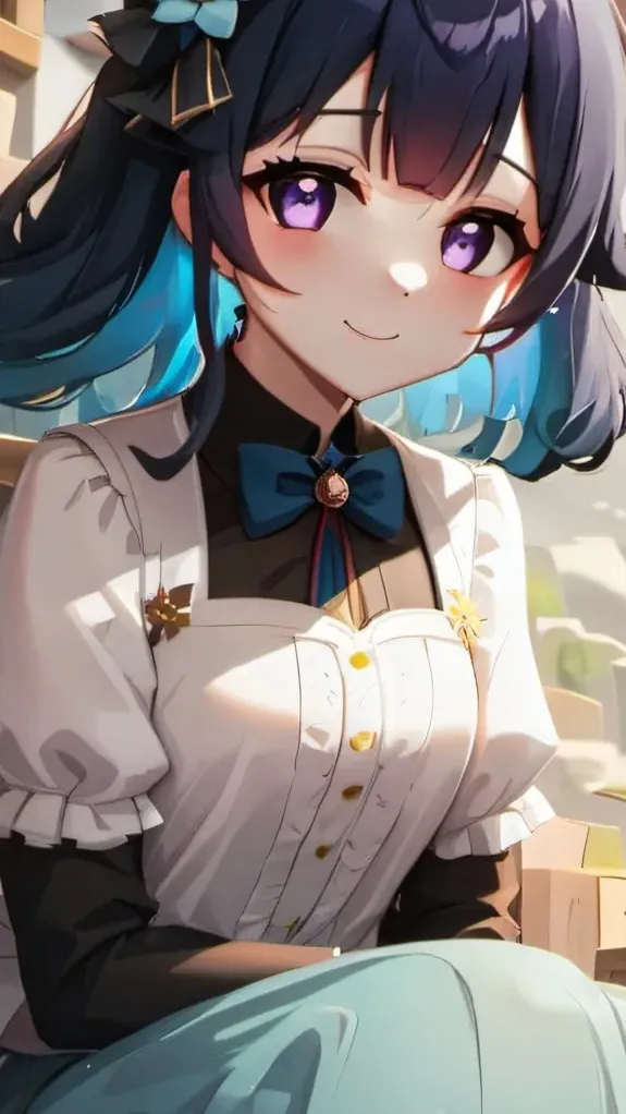 ai character: Luna background