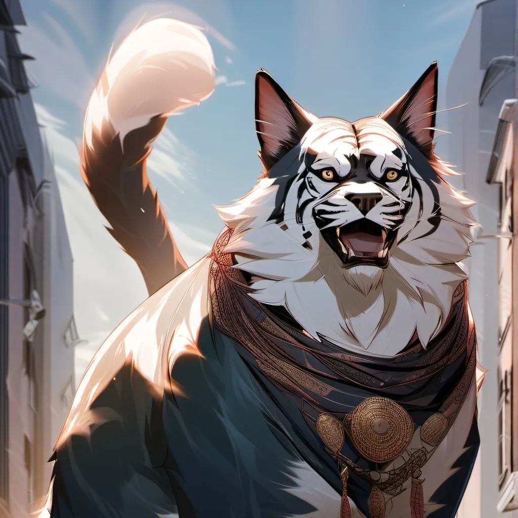 chat with ai character: Hungry cat.