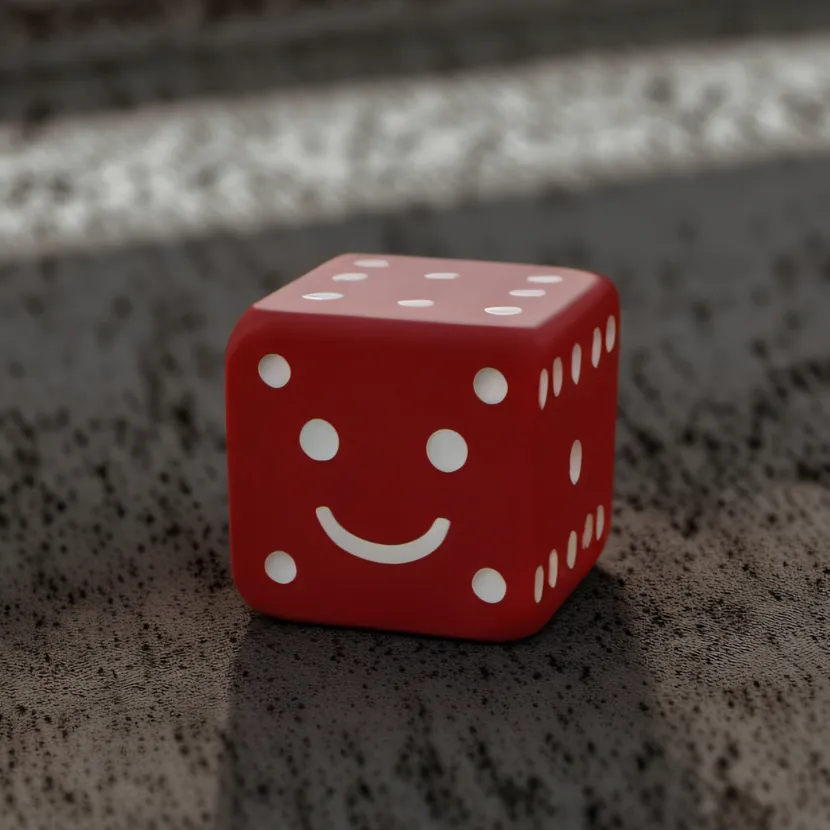 chat with ai character: Red dice