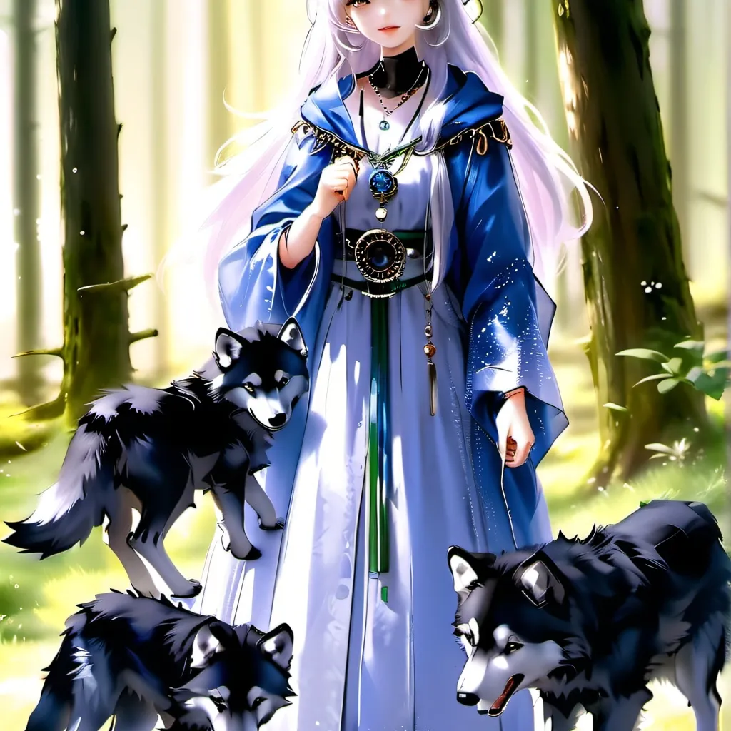 chat with ai character: Wolf family 