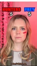 ai character: Hunter Vs prey background