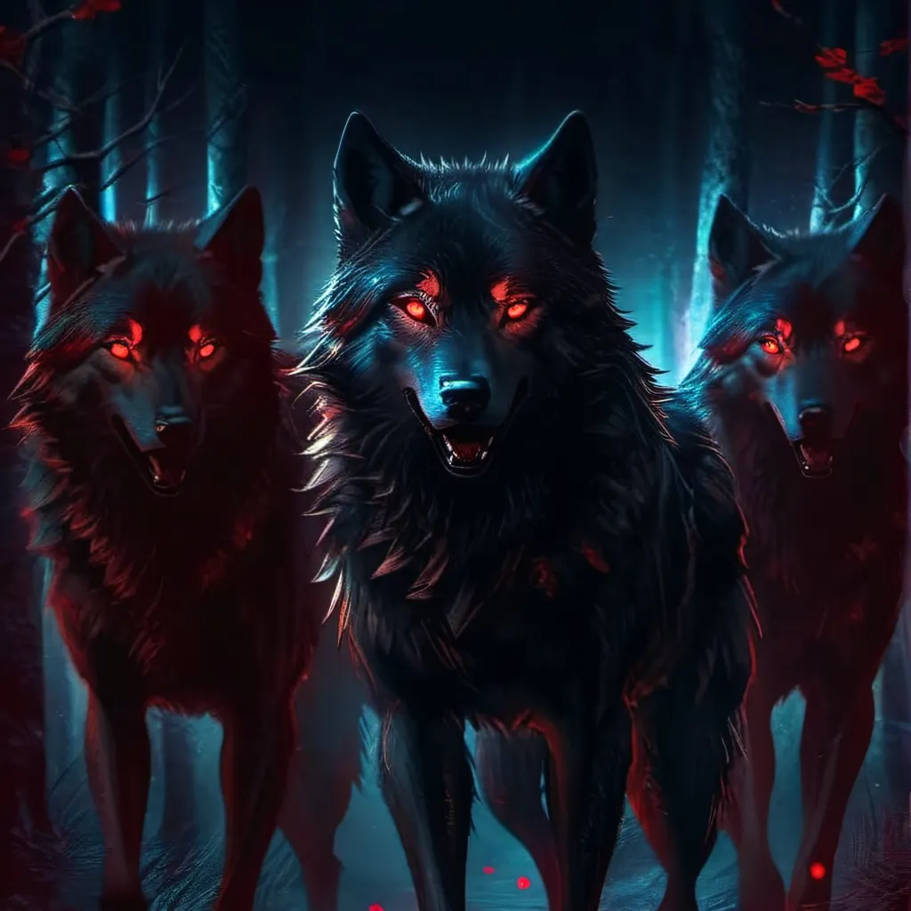 chat with ai character: 3 pack of wolf 