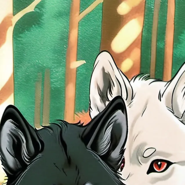 chat with ai character: wolf pup