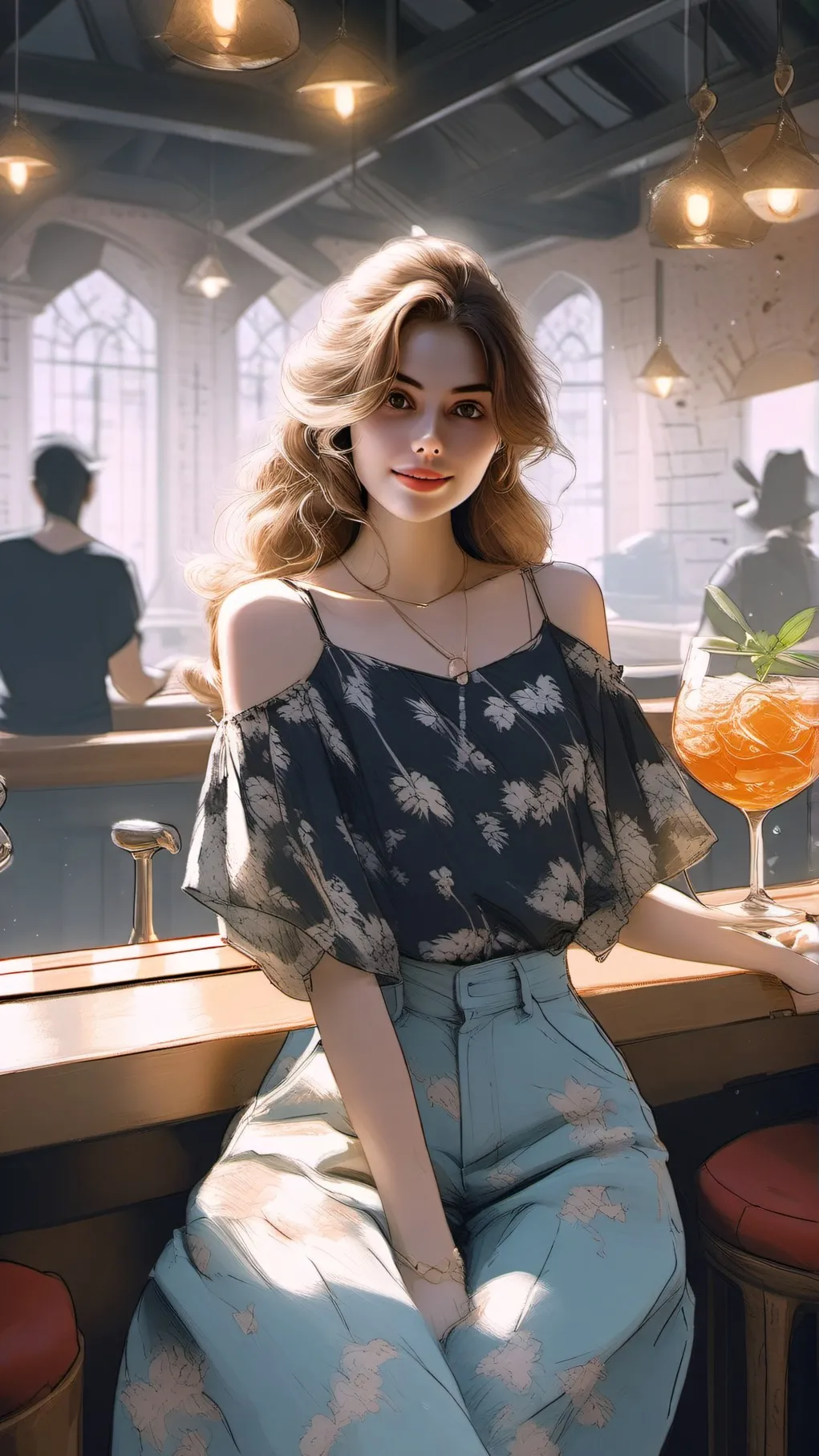 ai character: Elara background